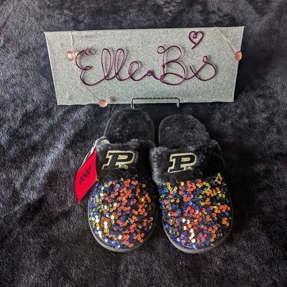 Purdue Sequin Slipper S 5-6